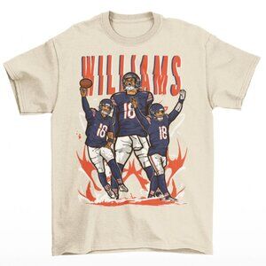 NEW Caleb Williams Cartoon Style Chicago Football T-Shirt